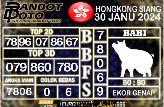 Prediksi Togel HK Siang 30 JANUARY 2025