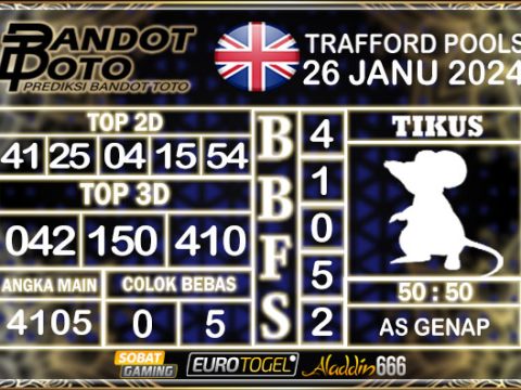 Prediksi Togel Trafford Pools 26 JANUARY 2025