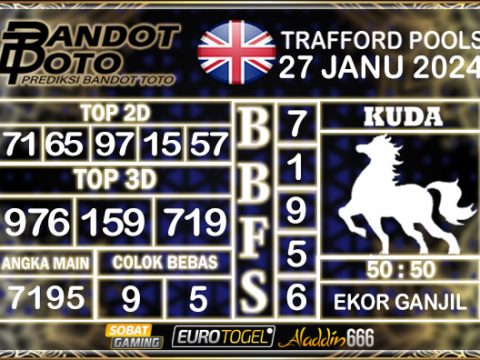 Prediksi Togel Trafford Pools 27 JANUARY 2025
