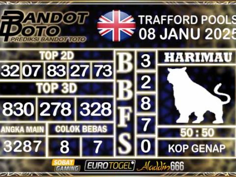 Prediksi Togel Trafford Pools 08 JANUARY 2025