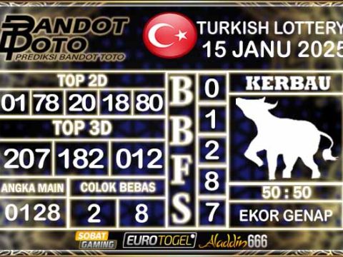 Prediksi Togel Turki Pools 15 JANUARY 2025