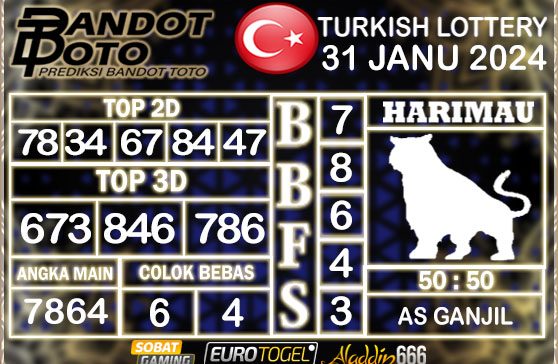 Prediksi Togel Turki Pools 31 JANUARY 2025