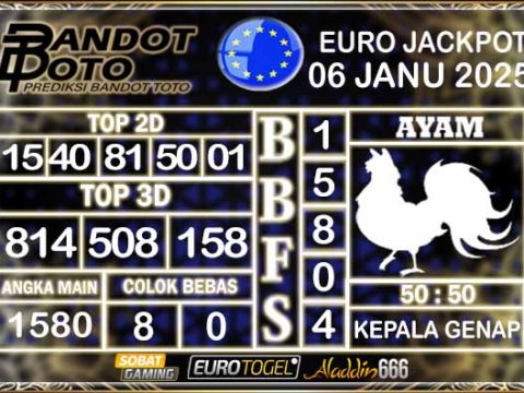 Prediksi Togel Euro Pools 06 JANUARY 2025