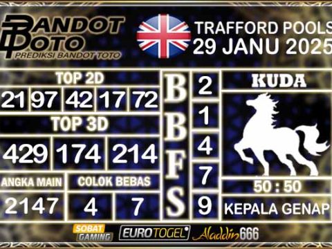 Prediksi Togel Trafford Pools 29 JANUARY 2025