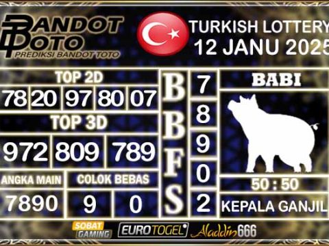 Prediksi Togel Turki Pools 12 JANUARY 2025